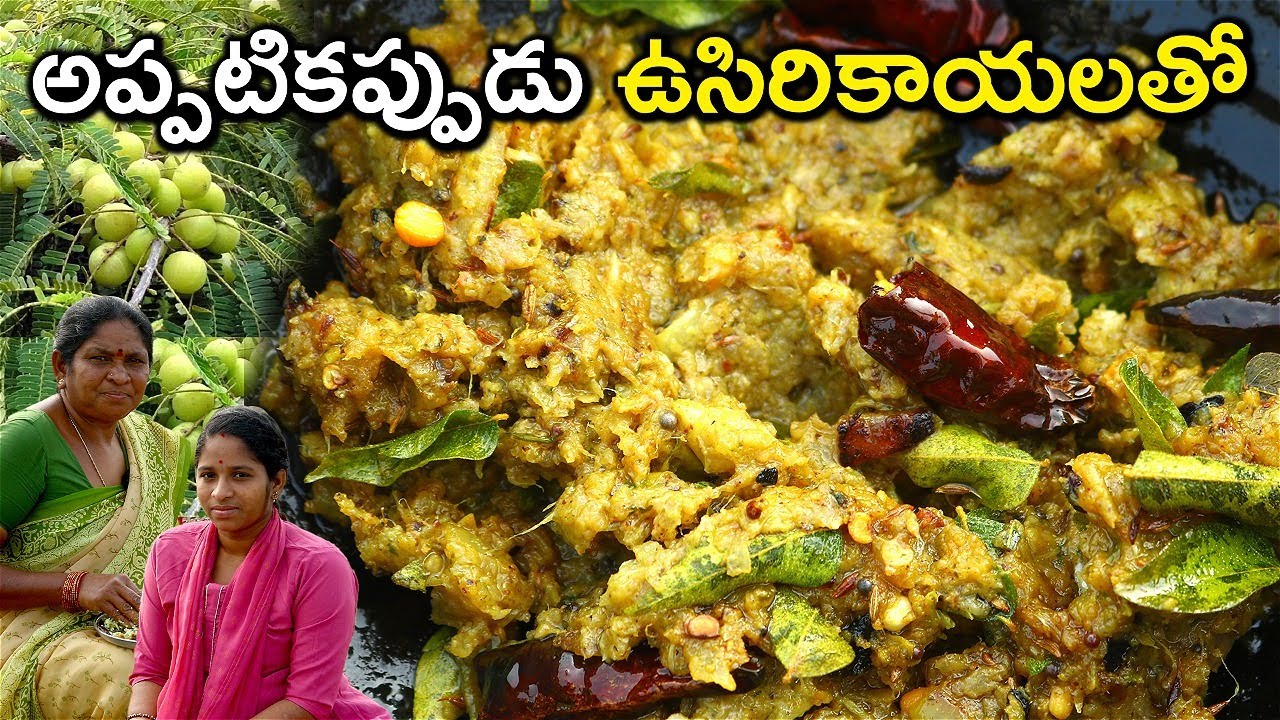 నాలుగు ఉసిరికాయలతో అప్పటికప్పుడు ఇలా పచ్చడి చెయ్యండి l usirikaya pachadi in telugu l chef saru