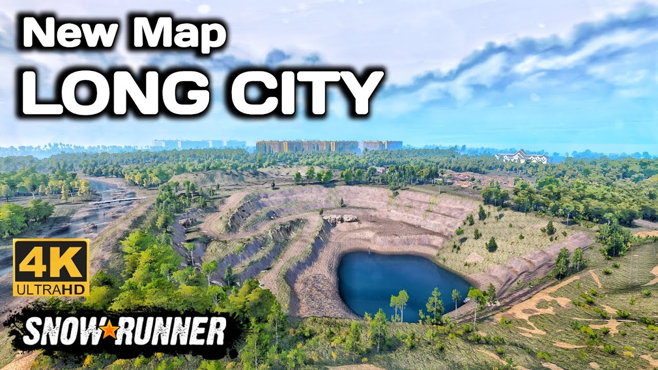 New Map LONG CITY In SnowRunner Season 15 #snowrunner #offroad #truck