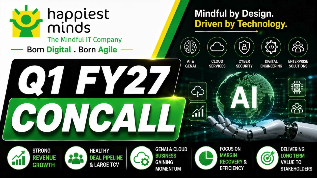 Happiest Minds Q1 FY27 Concall: GenAI, Cybersecurity & Cloud Drive Momentum