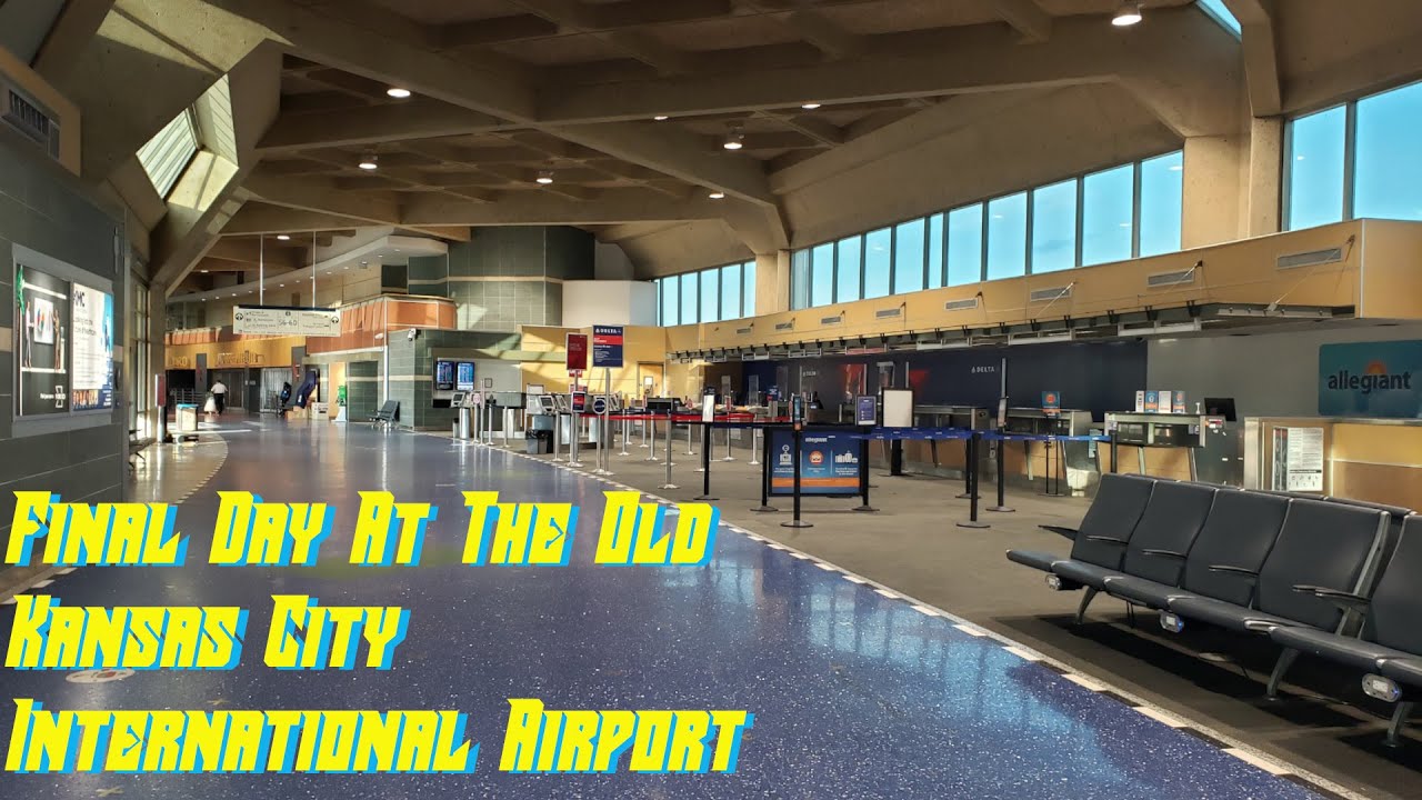 Final Day At The Old Terminals Kansas City International Airport KCI (MCI) Last Tour- Now Demolished