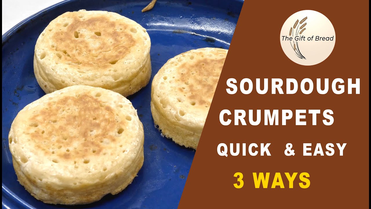 Sourdough Crumpets Quick & Easy