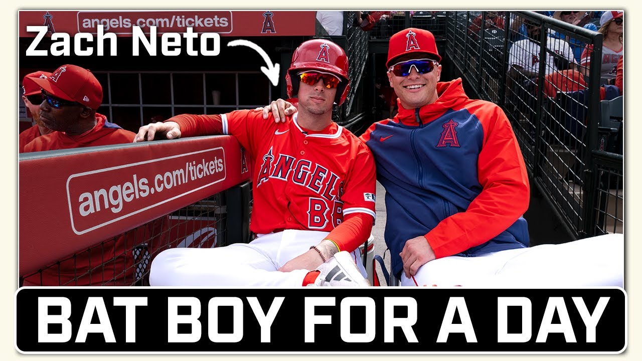 Bat Boy for a Day with Zach Neto
