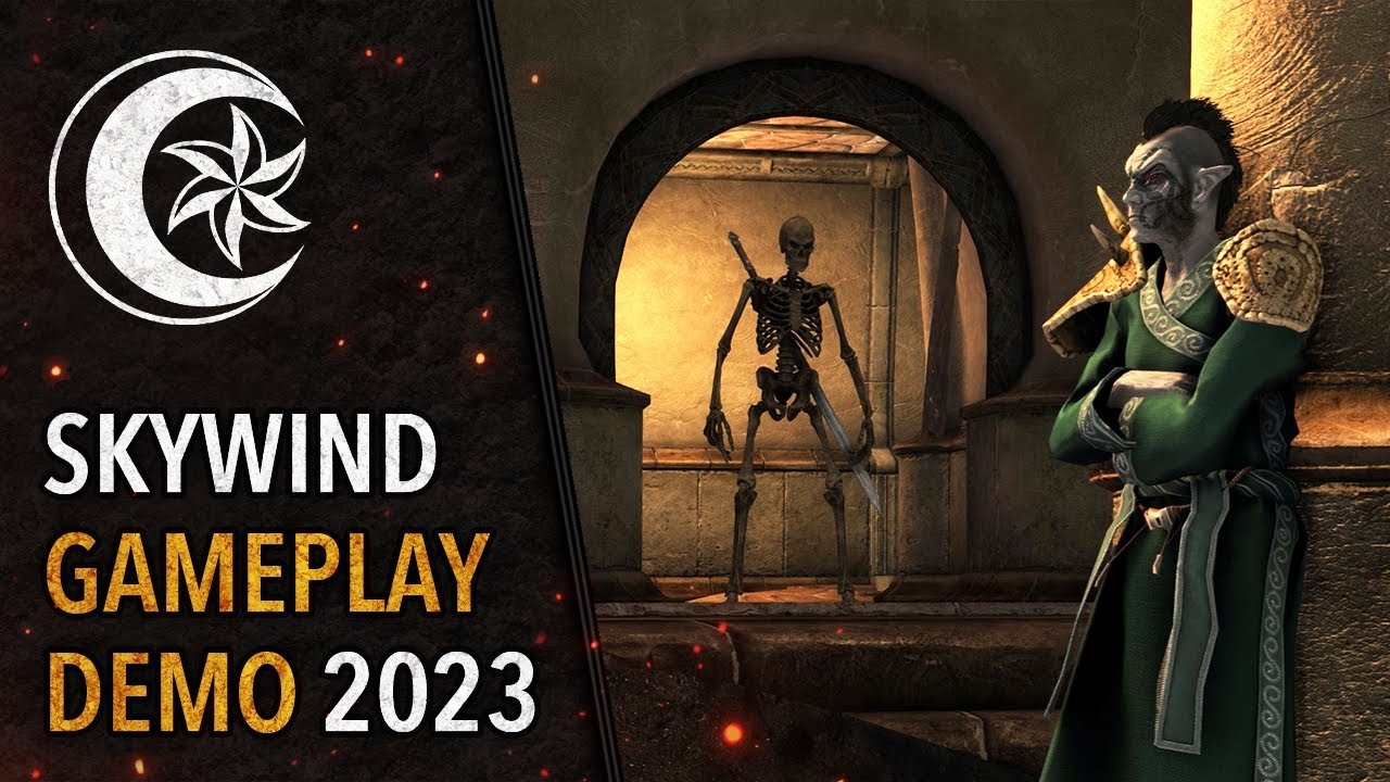 Skywind - Геймплейное демо "Некромант в Мавии"