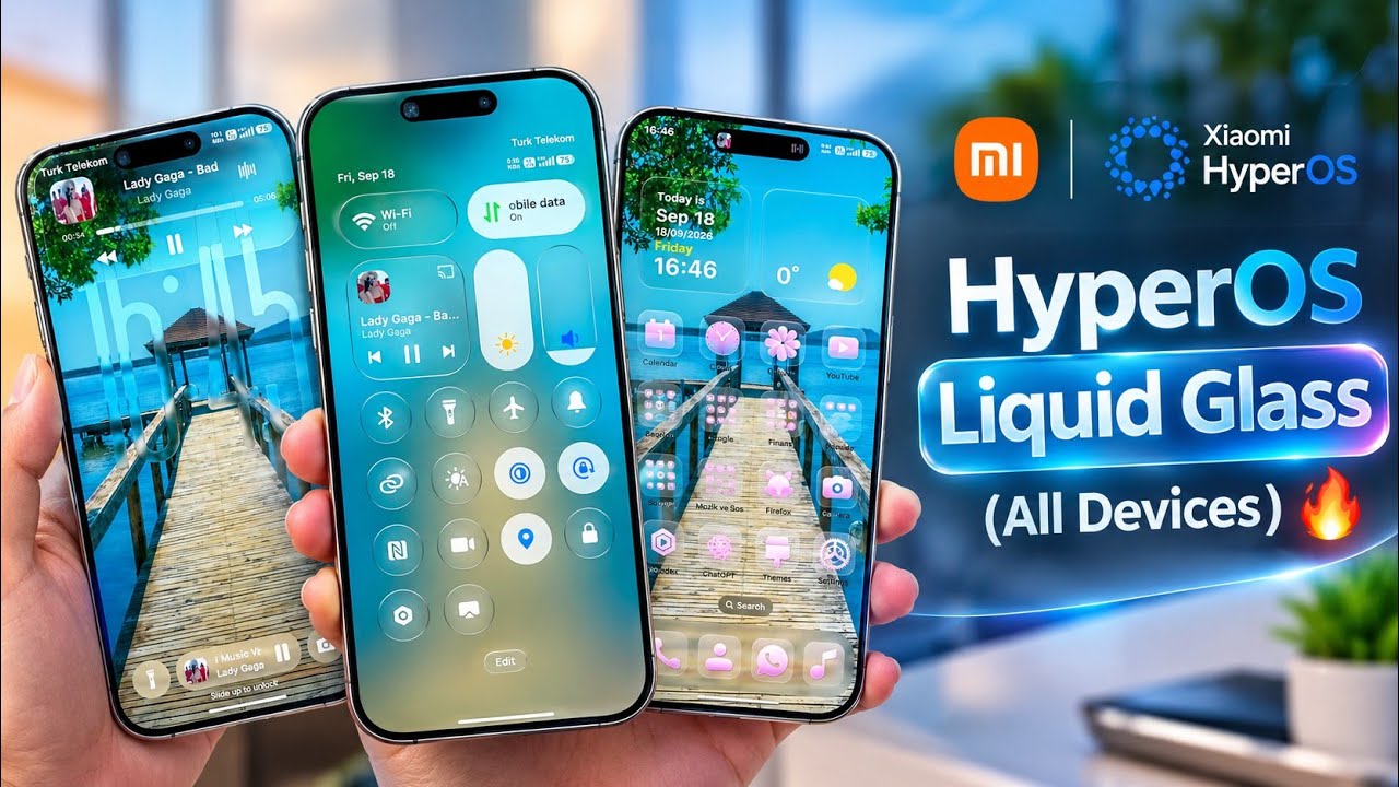 HyperOS Liquid Glass Theme (All Devices) 🔥