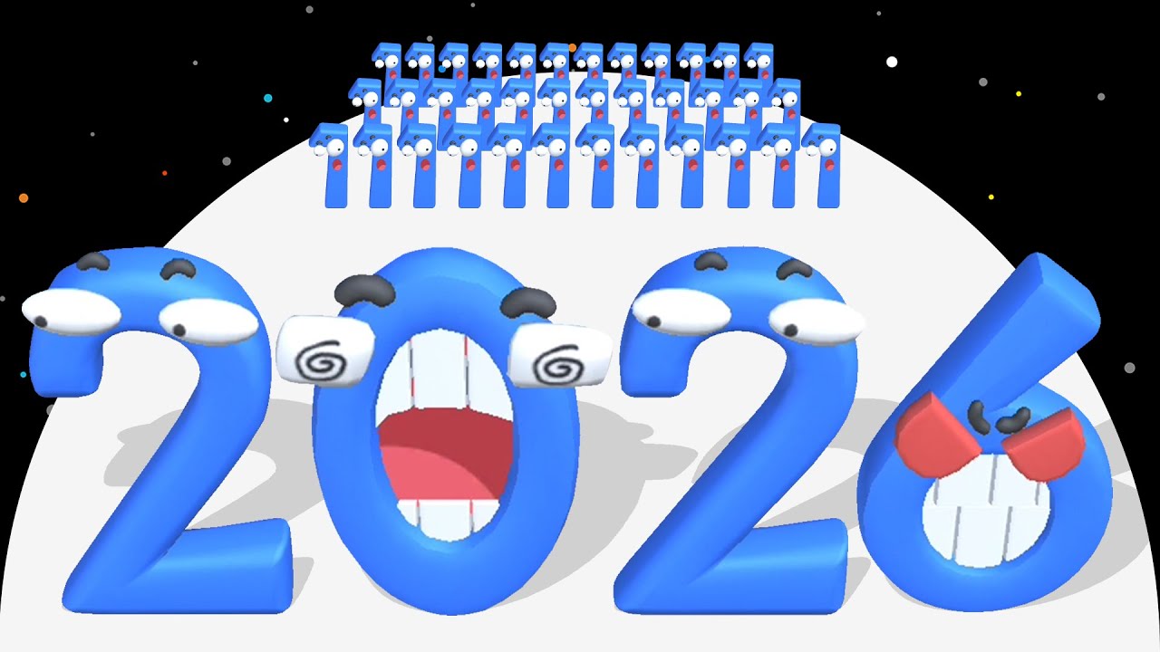 Max Level Numbers! - NUMBER MASTER (Satisfying Mobile Games) #numberrun3d #gameluctus