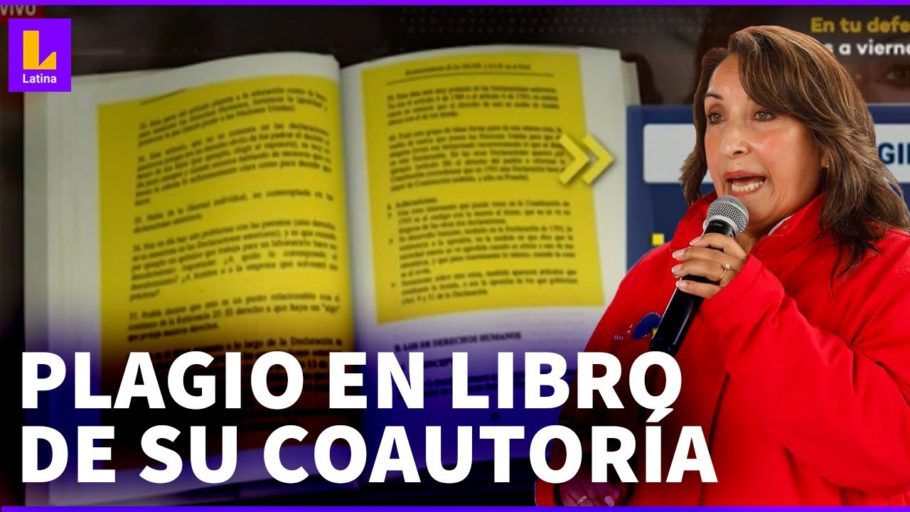 Dina Boluarte: Punto Final detecta plagio en libro de su coautoría