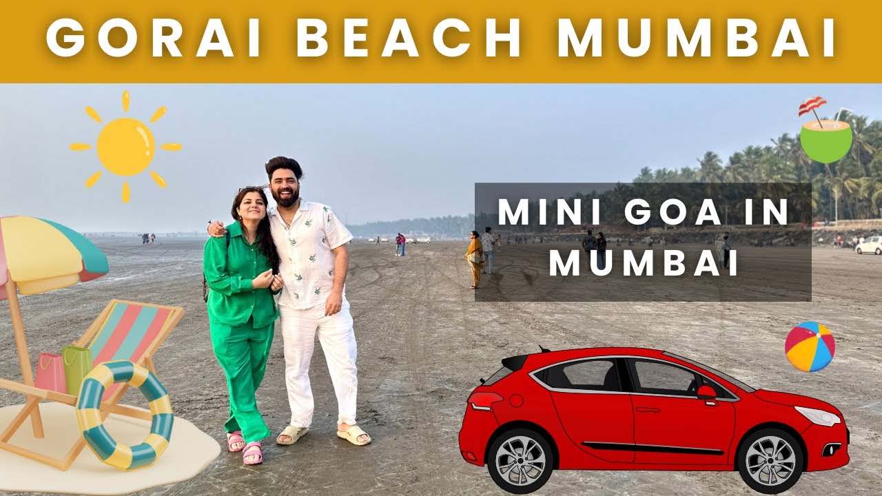 Gorai beach mini goa in mumbai ||  resty kamboj || neha bagga || resty neha vlogs || mumbai beaches