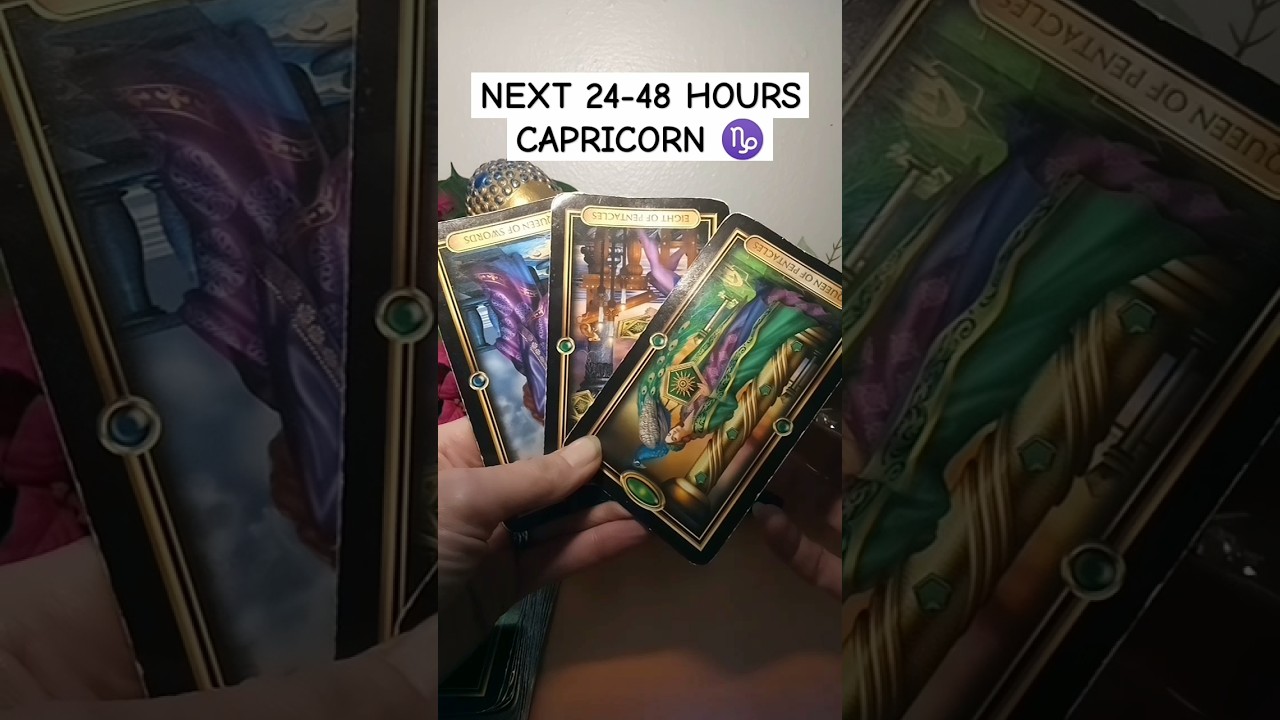 🌟 CAPRICORN~ NEXT 24-48 HOURS 🌟 Tarot Reading #capricorn #tarot #today
