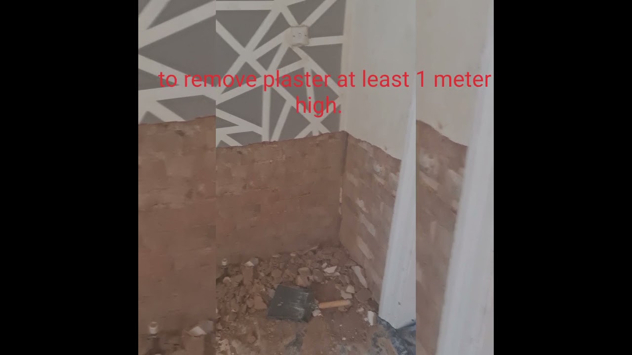 Damp proofing internal wall