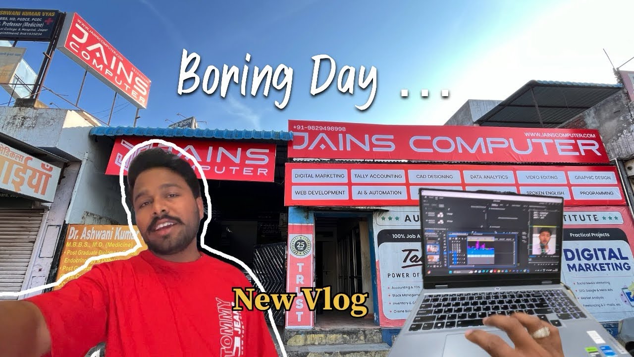 Boring day 🥱 | Work day | Jaipur ‼️