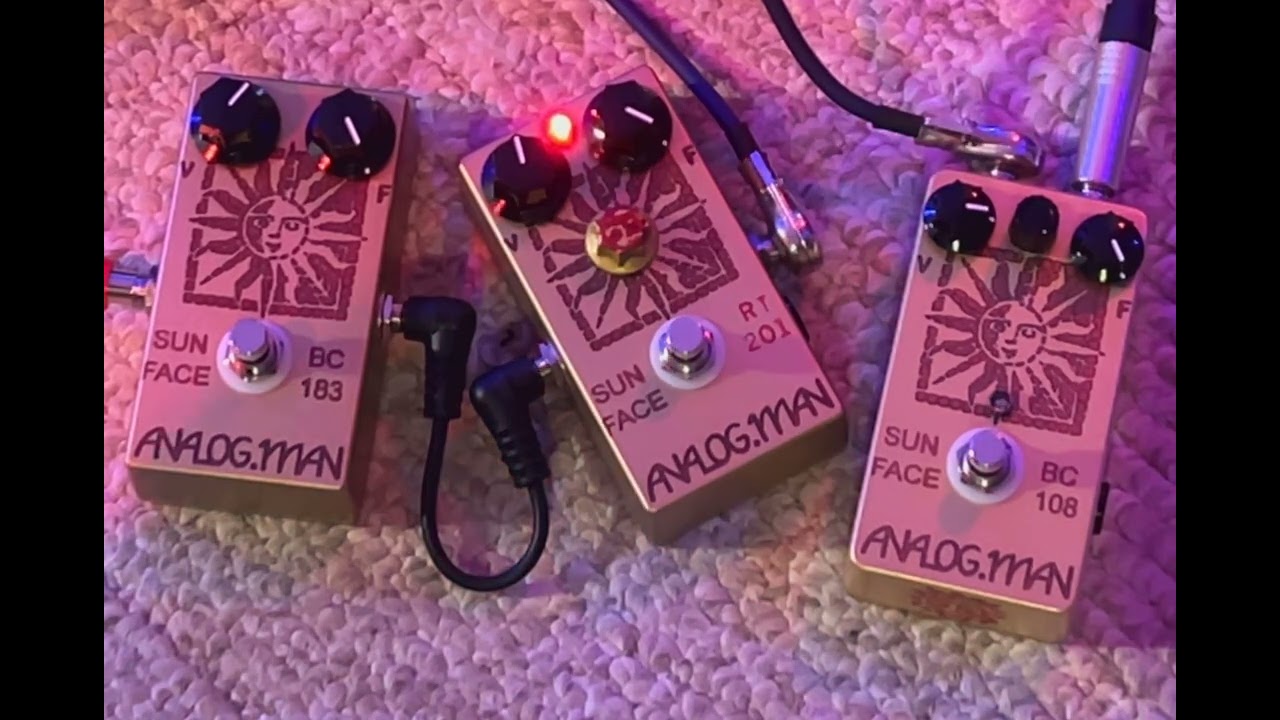 Analog Man RT-201 Silicon SunFace pedal