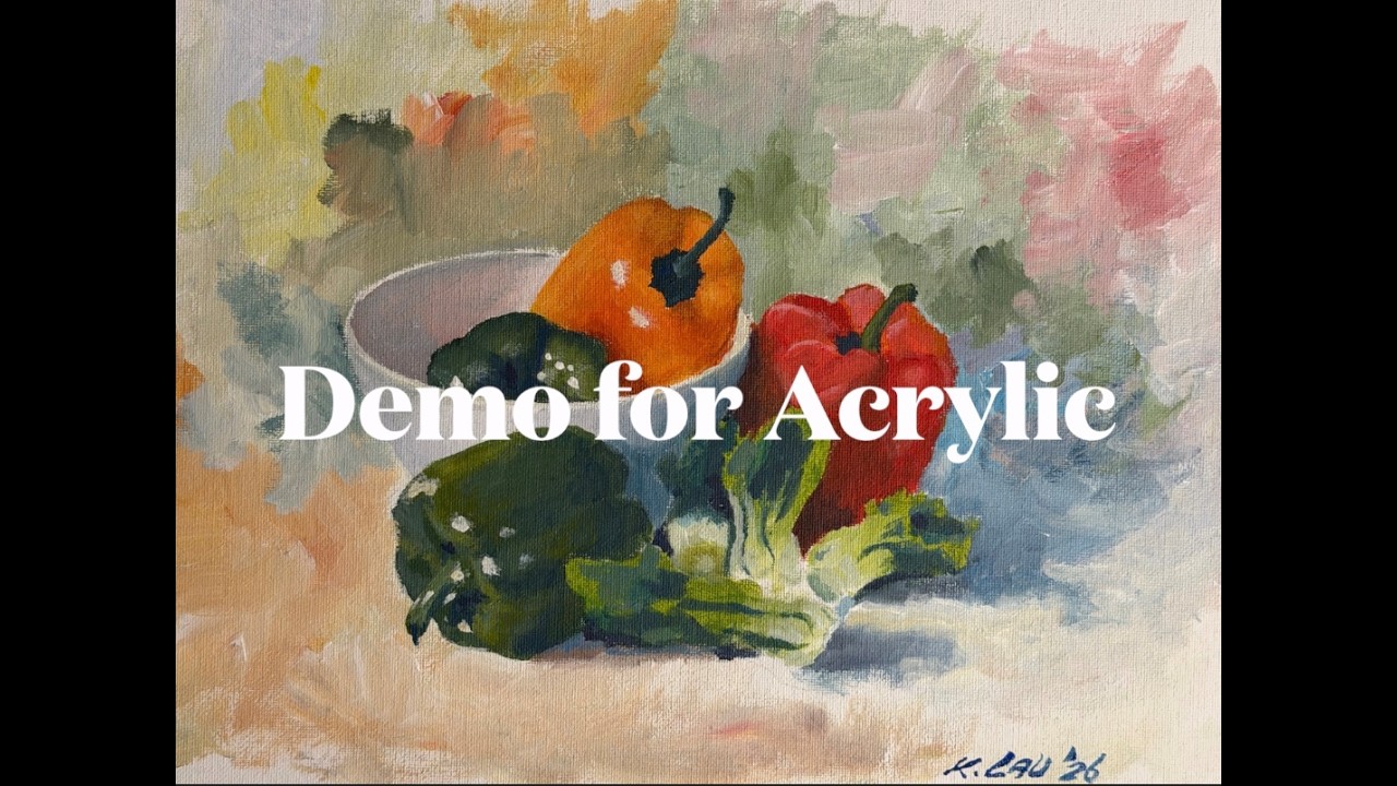 Acrylic demo 5 with music