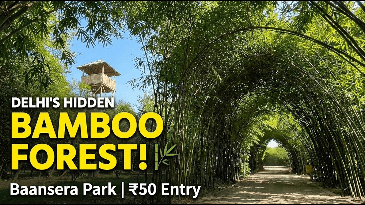 2️⃣ Ye Park Dekha Kya? 😱 Delhi Ka Naya Baansera Park Full Tour 🌿 | Yamuna Riverfront