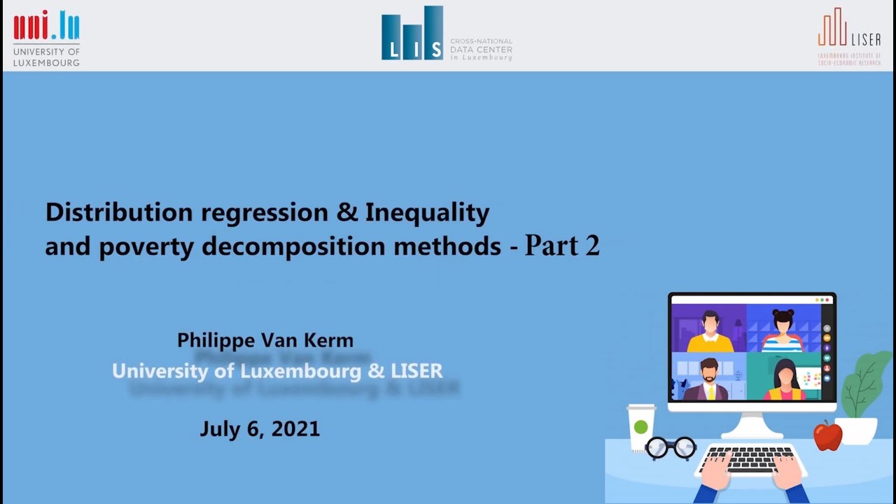Distribution regression & Inequality and poverty decomposition methods - Part 2