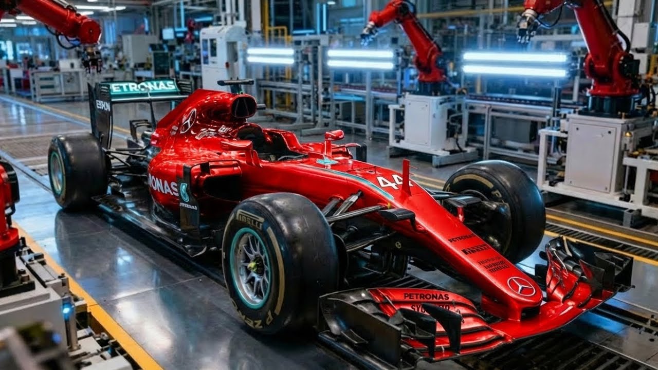 Inside the Mercedes F1 W07 Factory How Million Dollar Hybrid Racers Are Made