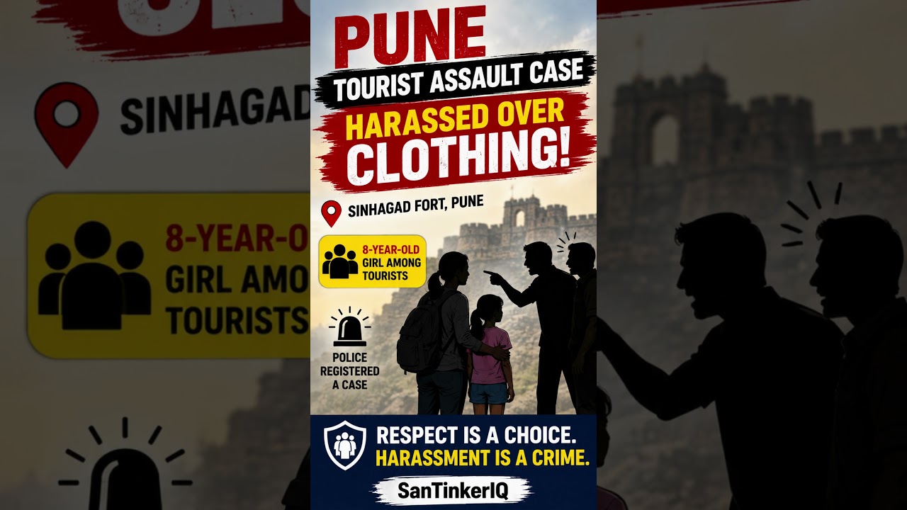 Pune Tourist Assault Case Harassed Over Clothing #PuneNews #PuneAssaultCase #SinhagadFort