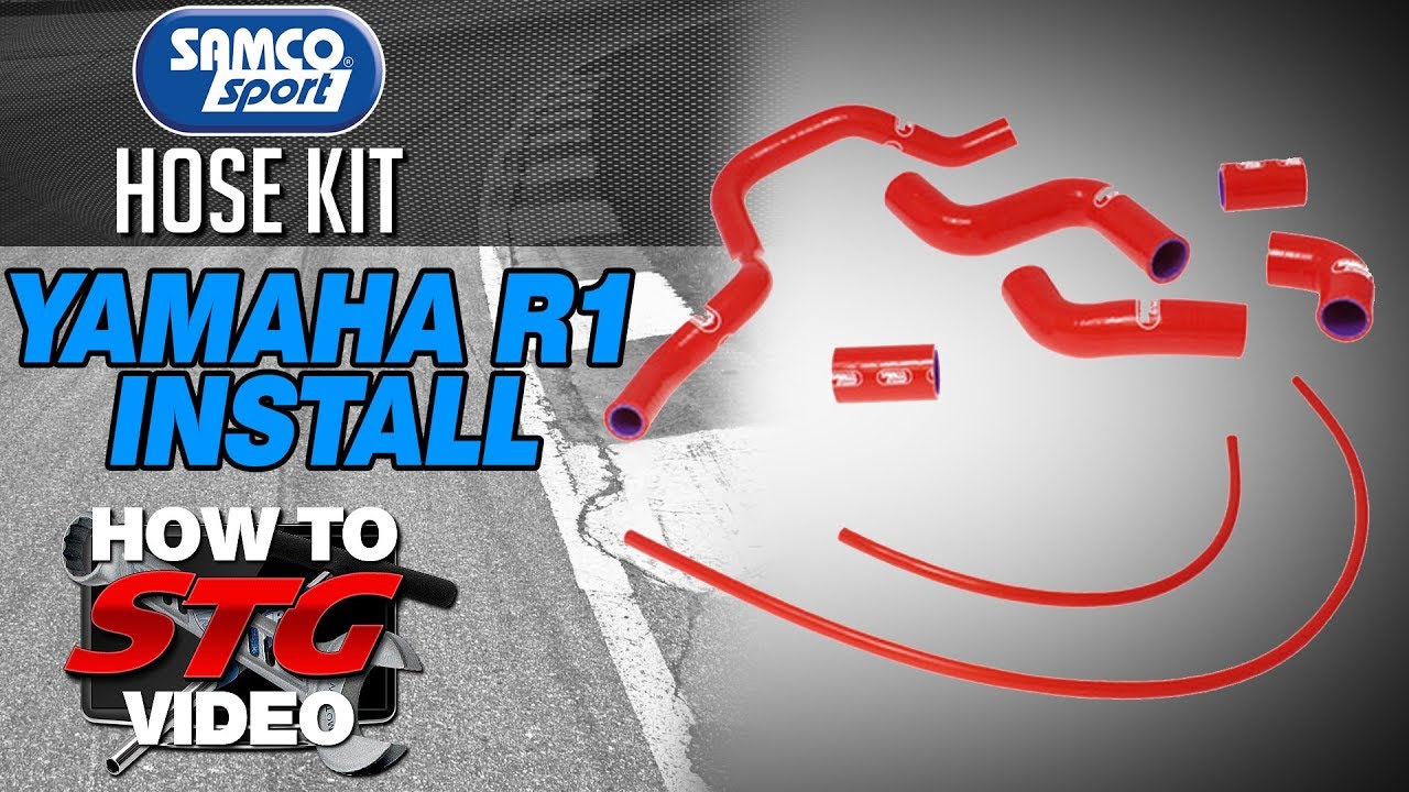 How to install Samco Hoses on a 15-17 Yamaha YZF-R1 from SportbikeTrackGear.com