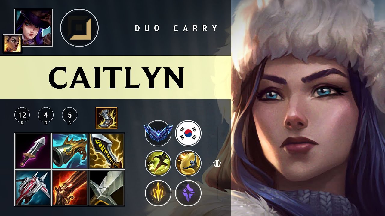 Caitlyn ADC vs Veigar - KR Diamond Patch 26.01