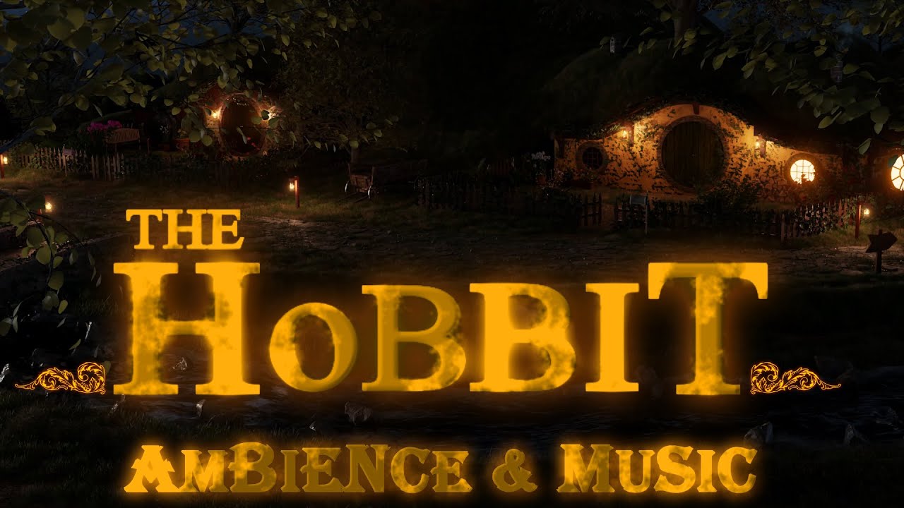 The Lord of the Rings | The Hobbit | Cozy Night at Shire : Ambience & Music