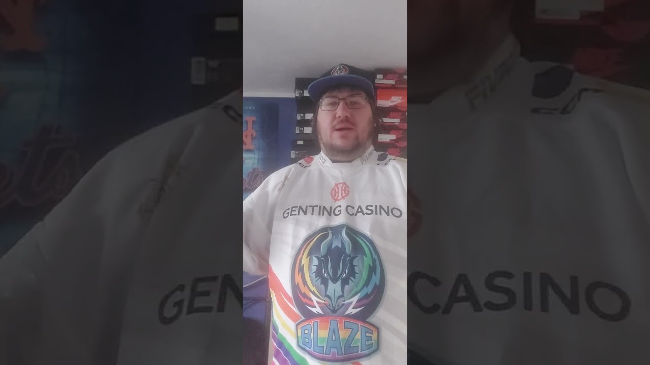 I went to a Coventry Blaze game and once again came back with a game worn jersey 