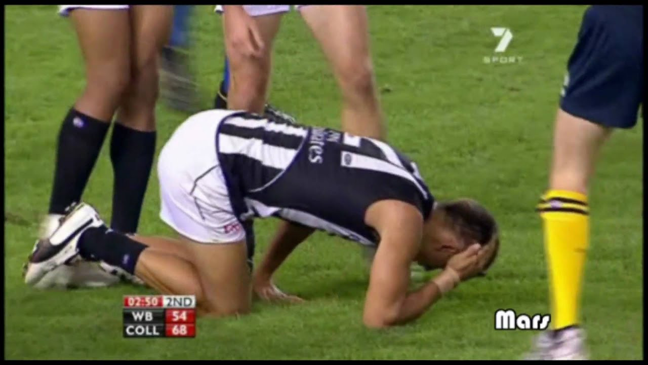 Sharrod Wellingham gets cleaned up by Barry Hall and live to tell the tale