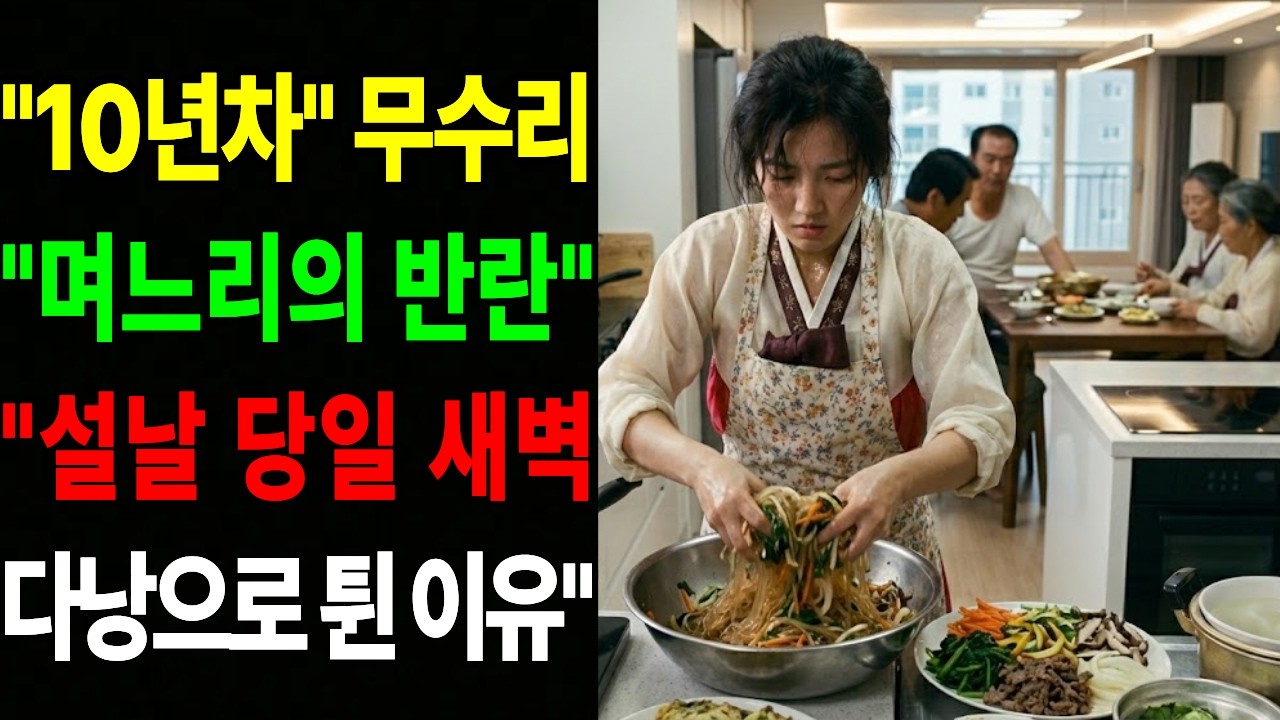 10년차 무수리 며느리의 반란. 다낭으로 떠나며 명절날 시댁 식구들에게 한방 먹인 며느리. #롱폼#시니어사연#공감#시니어정보#시니어상식#고부갈등#고부문제#고부관계#시어머니와 며느리