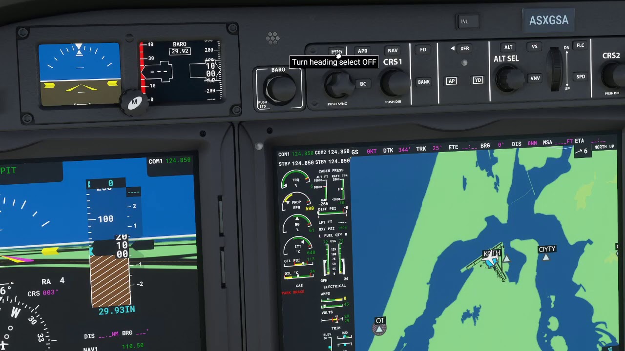 ILS and FMC Tutorial with the TBM 930 in Flight Simulator 2020