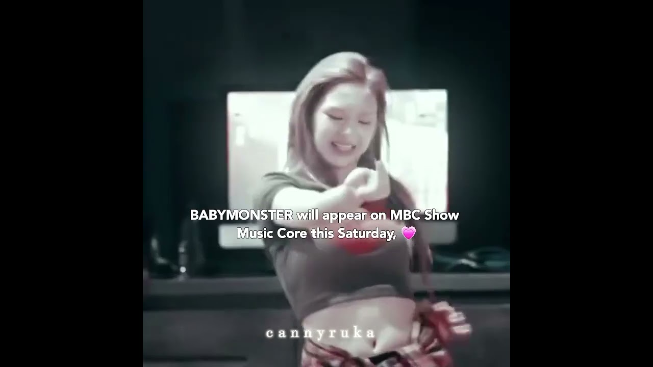 BABYMONSTER will appear on MBC Show Music Core this Saturday, Nov 16,3:30PM 