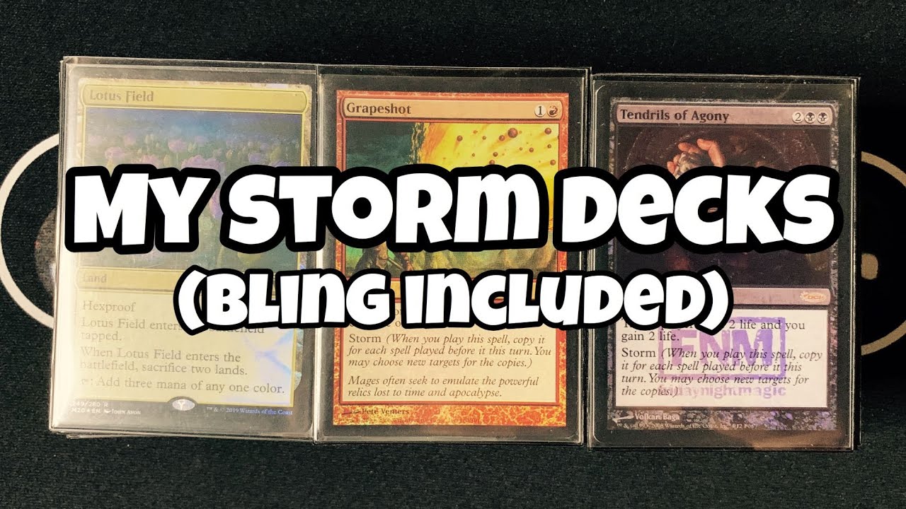 My FOIL STORM Decks - Lotus Breach + Gifts Storm + TES // Magic the Gathering // Constructed // Foil