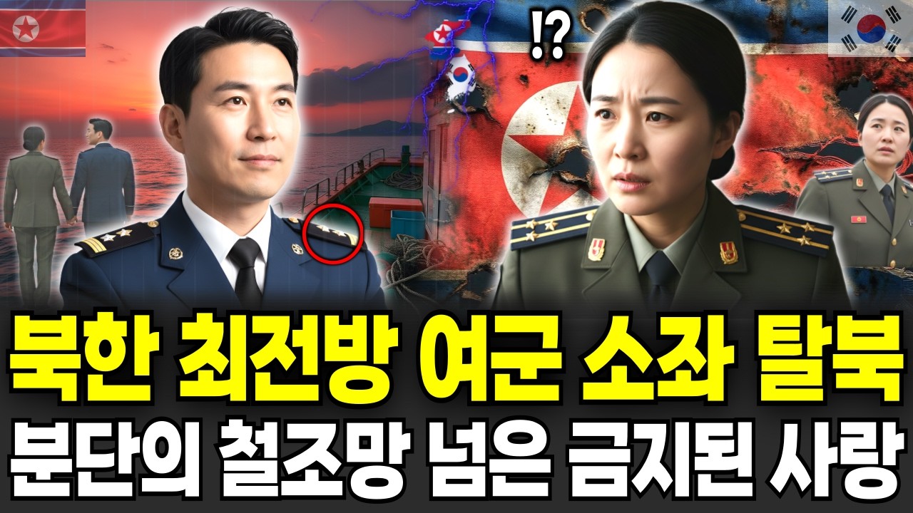 북한 최전방 NLL 여군 장교 탈북. 철조망 사이 남북 장교가 교신으로 주고 받은 목소리를 마음에 새긴 분계선 넘은 금지된 사랑. 탈북이야기ㅣ탈북사연ㅣ탈북민사연ㅣ북한이야기ㅣ북한사연