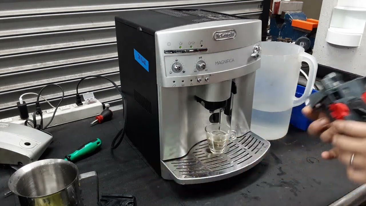 Сброс настроек и настройка энкодера — Delonghi Magnifica — тест 5486A