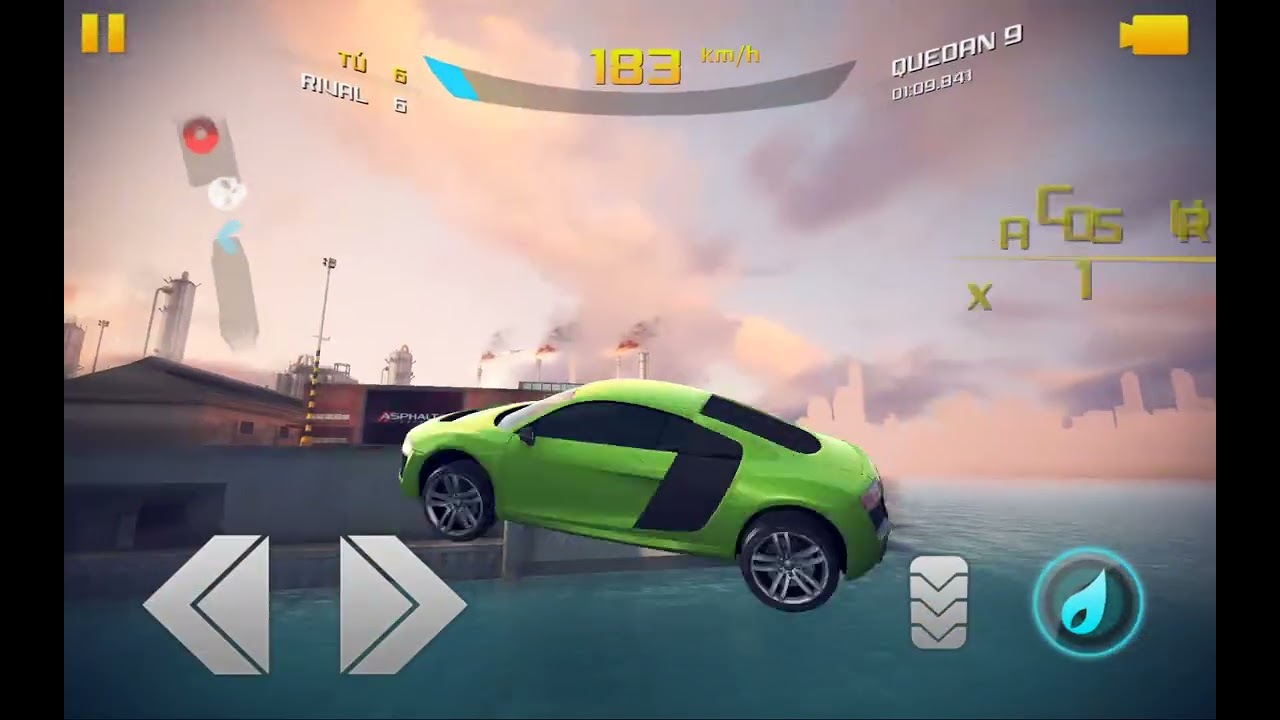 Racing in asphalt 8