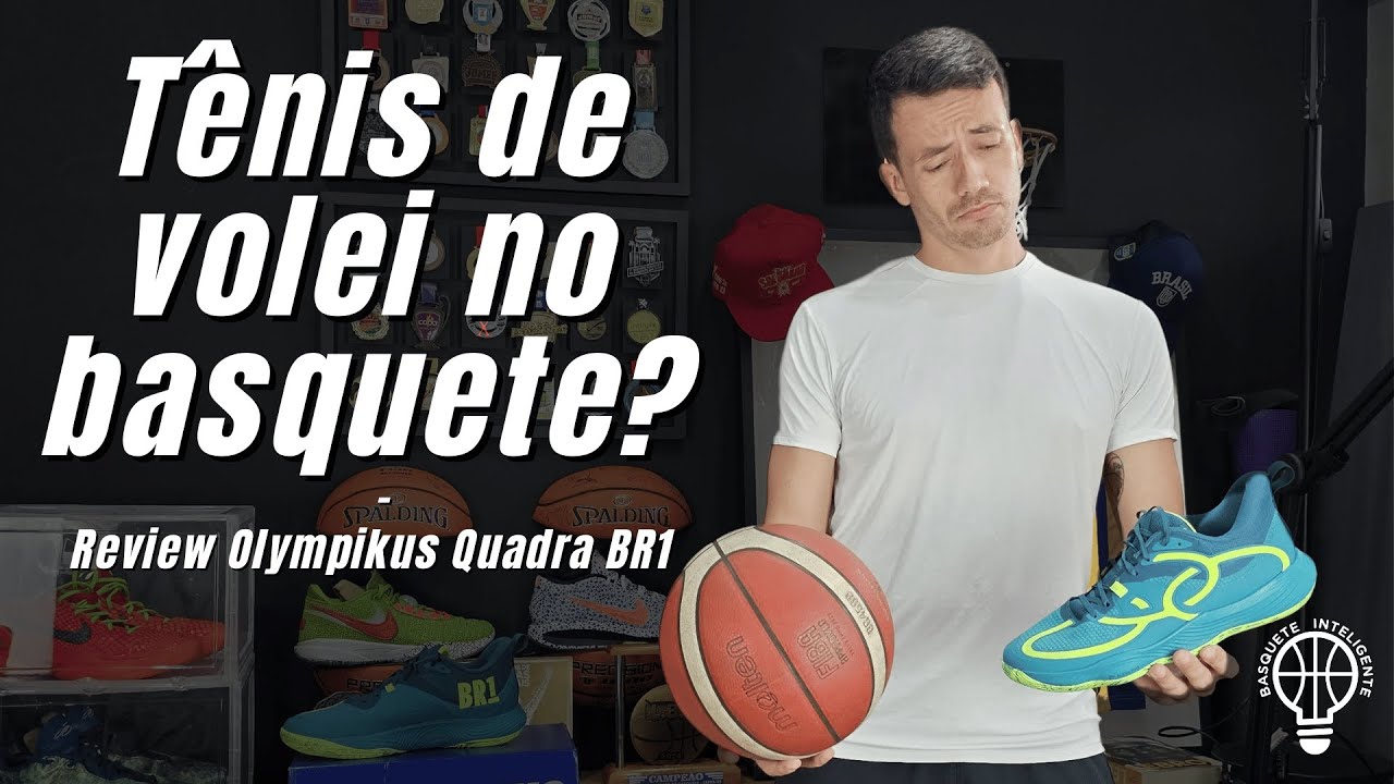 Review Olympikus Quadra BR1 | Tênis de volei serve pra basquete?
