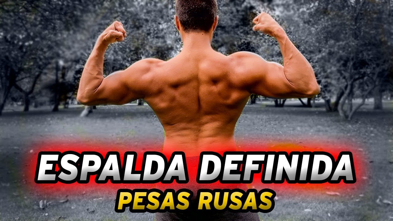 Rutina de Espalda con Pesas Rusas ¡Fortalece tus Brazos y dorsales en Casa!