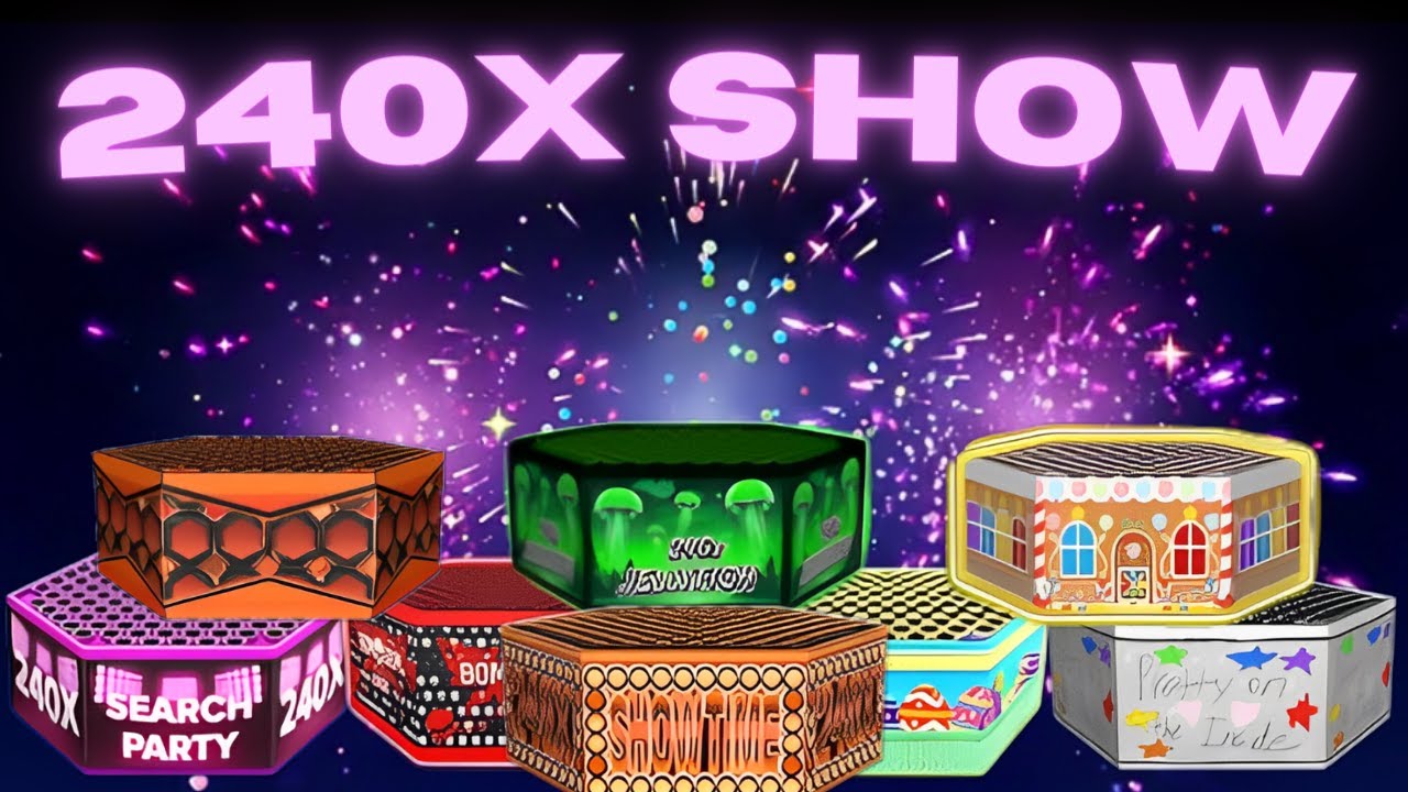Insane 240x show in (fireworks playground) Roblox.