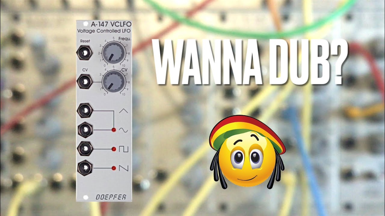 How to create modular dub bass lines and sirens, feat. Doepfer A-147 LFO