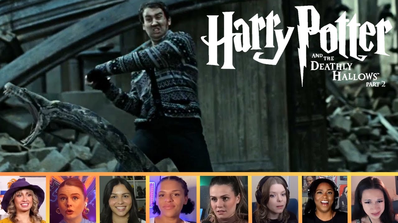 Reactors Reacting to NEVILLE KILLING NAGINI | Harry Potter and the Deathly Hallows – Part 2 (2011)