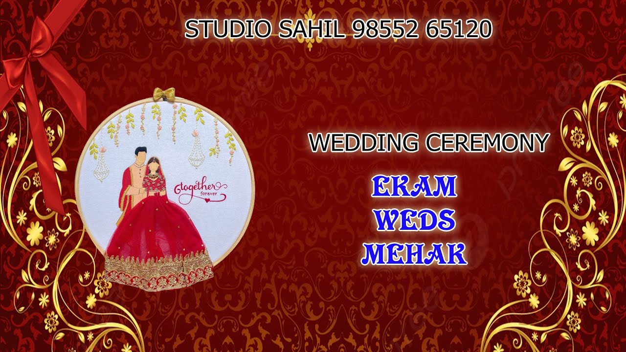 STUDIO SAHIL 98552 65120  || WEDDING  CEREMONY // EKAM WEDS MEHAK //  @pb18livetv77⁩