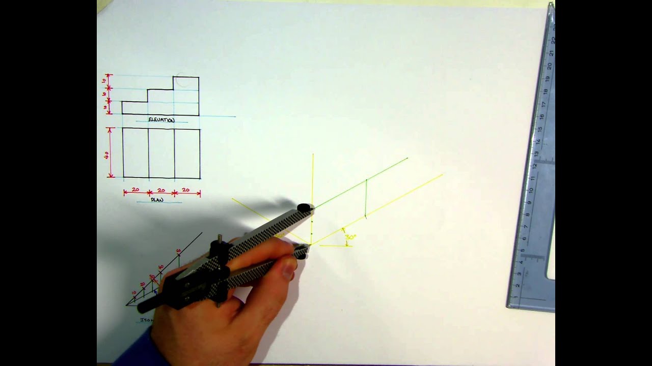 Isometric Drawing using the Isometric Scale