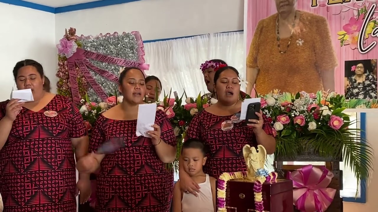 Vi’i o Lauolive Toomalatai Tavai by her children in Gataivai, American Samoa, beloved Mama❤️