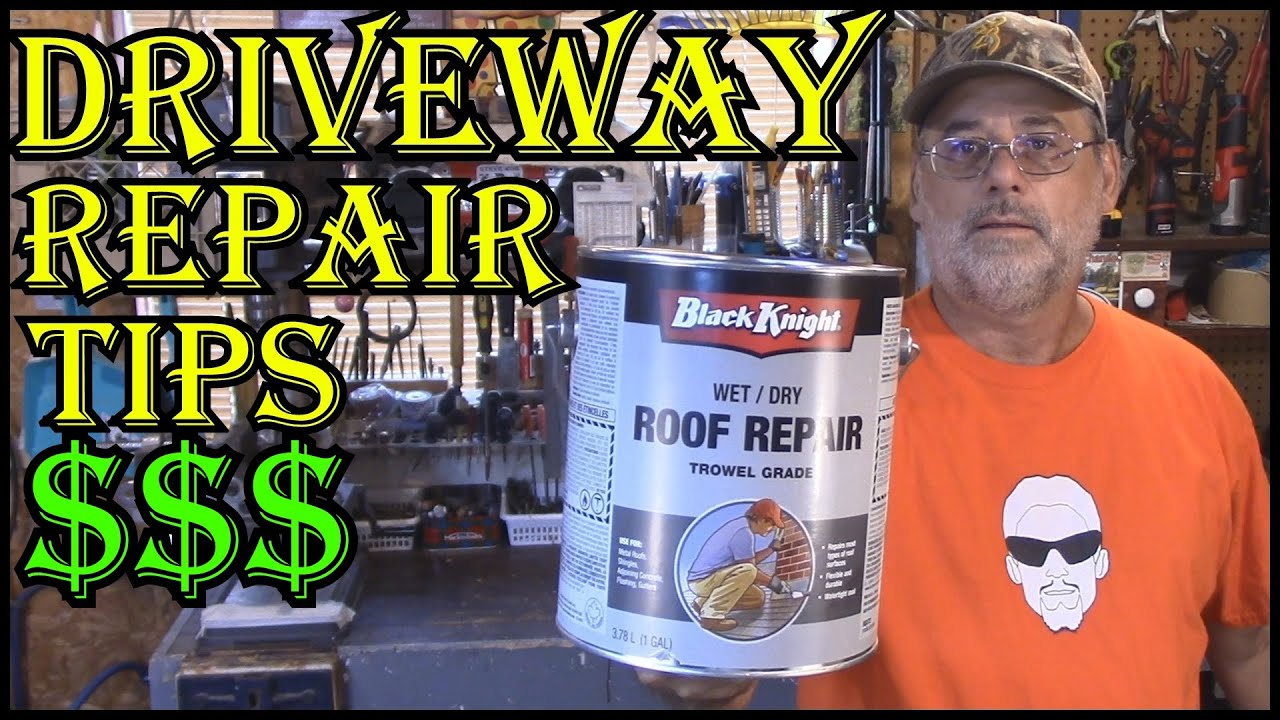 How To Repair Cracks In Your Driveway - Black Night Roof Repair
