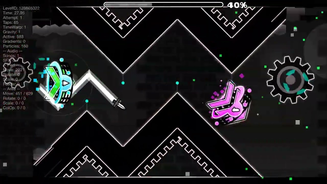 Geometry Dash Red alert completion