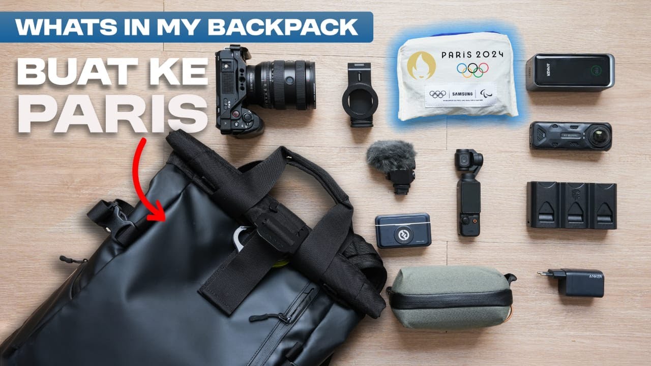 Tas Gadget/Camera TERBAIK!! (What's in my Backpack - Travel Edition)