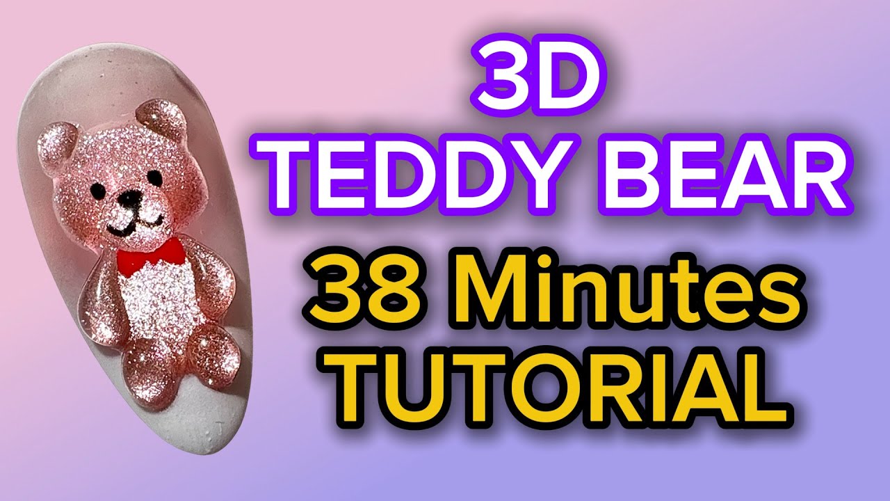 3D Teddy Bear 🧸❤️