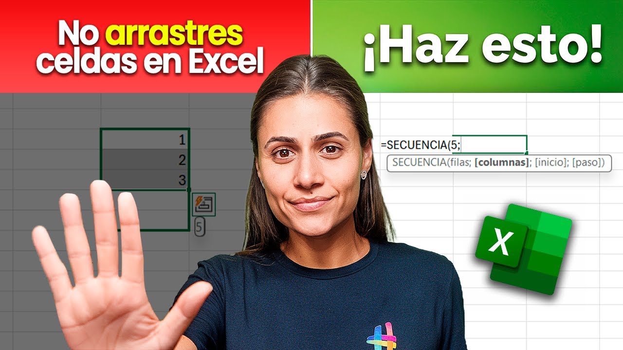 Cómo usar la función SECUENCIA en Excel