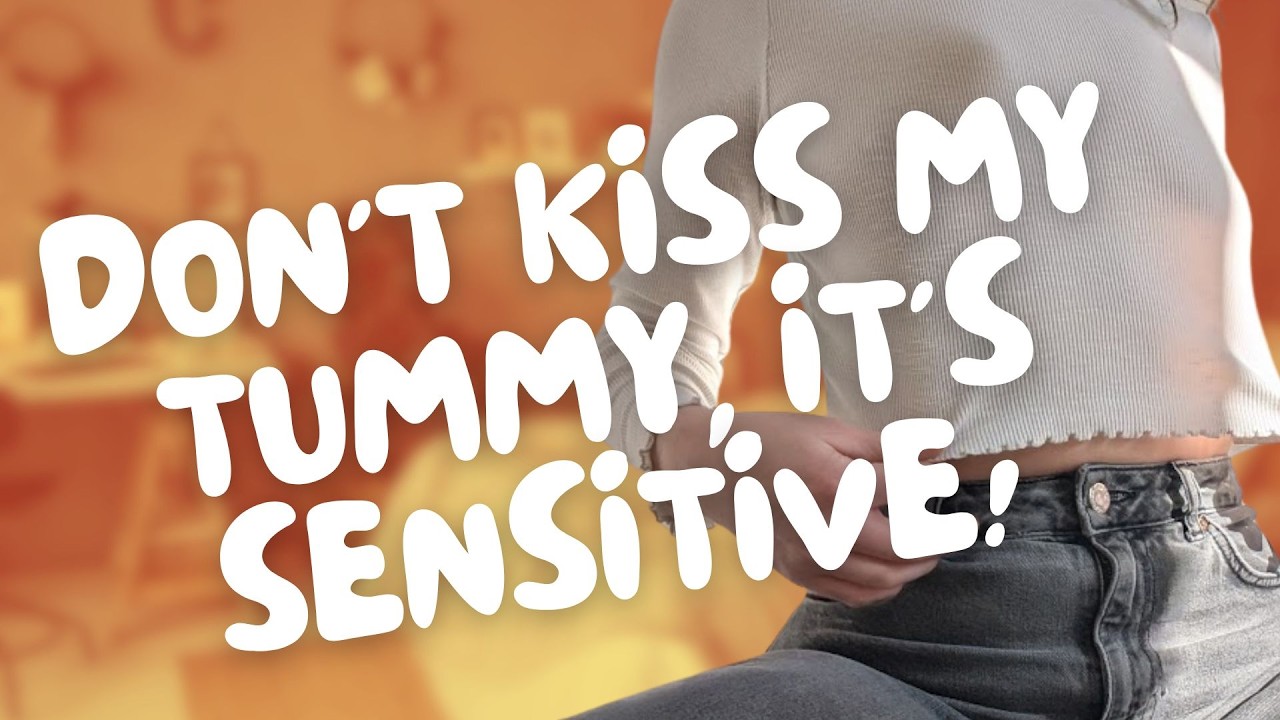 Sleeping on your girlfriend's chest | Wait, don't kiss my tummy! It's sensitive | Sleep Aid