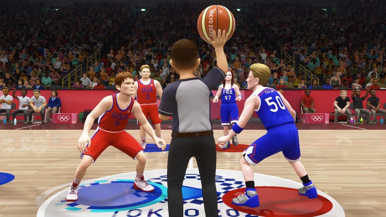 Olympic Games Tokyo 2020 BASKETBALL PC GAMEPLAY - Summer Olympics Official Video Game