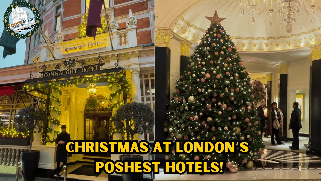 Inside London's Most Extravagant Christmas Hotels: The Ritz, The Dorchester, The Connaught and MORE!