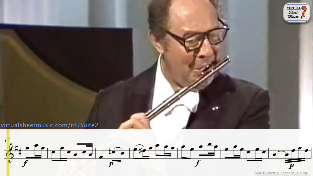 Badinerie from Suite No. 2 for flute - Johann Sebastian Bach - JP Rampal