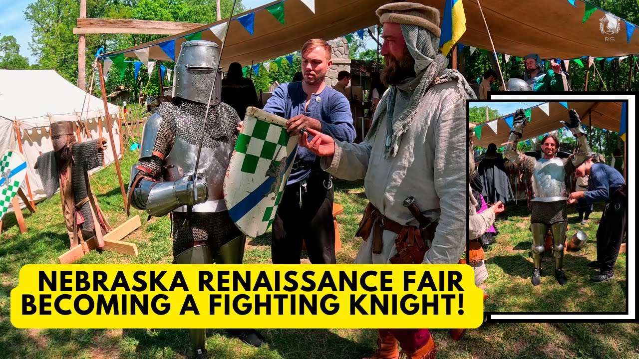 Learning Medieval Skills and Putting on Armor at the Nebraska Renaissance Faire